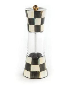 MacKenzie-Childs Courtly Check Enamel Grinder