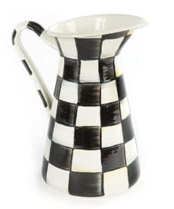 MacKenzie-Childs Courtly Check Practical Pitcher - Medium