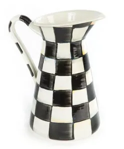 MacKenzie-Childs Courtly Check Practical Pitcher - Medium