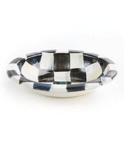 MacKenzie-Childs Courtly Check Enamel Soap Dish