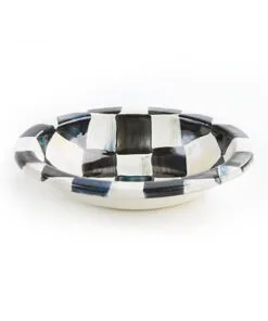 MacKenzie-Childs Courtly Check Enamel Soap Dish