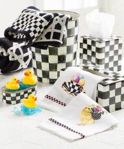 MacKenzie-Childs Courtly Check Standard Tissue Box Cover - Image 3
