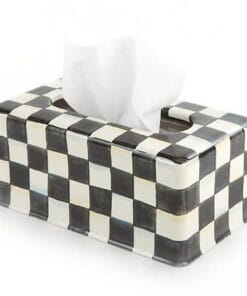 MacKenzie-Childs Courtly Check Standard Tissue Box Cover