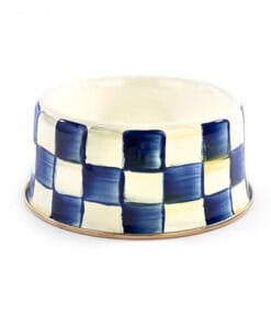MacKenzie-Childs Royal Check Pet Dish - Medium