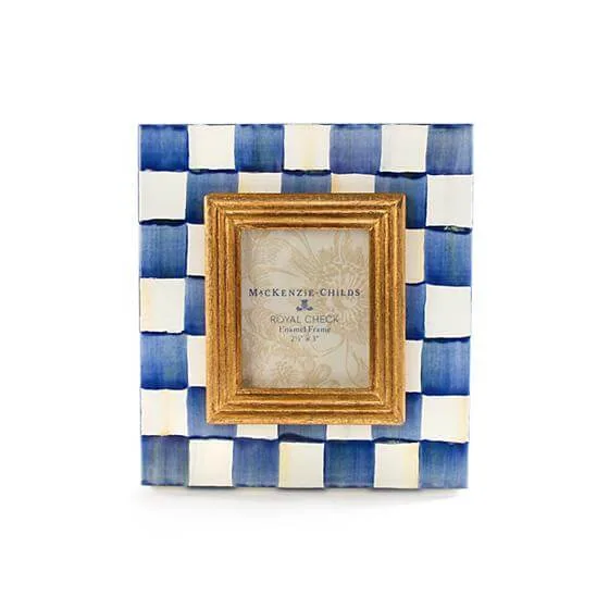 MacKenzie-Childs Royal Check Frame - 2.5″ x 3″
