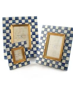 MacKenzie-Childs Royal Check Frame - 5″ x 7″, view 3
