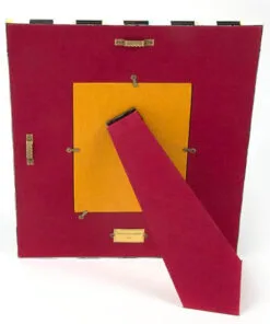 MacKenzie-Childs Courtly Check Enamel Frame - 5″ x 7″, view 2