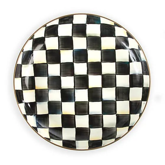MacKenzie-Childs Courtly Check Enamel Abundant Bowl, view 2
