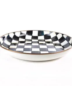 MacKenzie-Childs Courtly Check Enamel Abundant Bowl