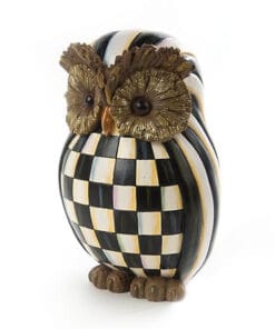 MacKenzie-Childs Courtly Check Owl, view 2