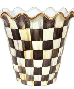 MacKenzie-Childs Courtly Check Jumbo Flower Pot