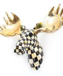 MacKenzie-Childs Courtly Check Small Moose