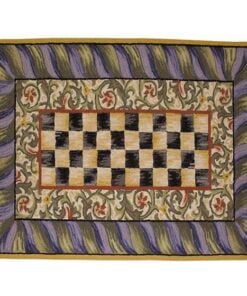 MacKenzie-Childs - Courtly Check Rug - 3' x 5' - Purple & Green
