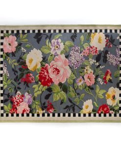 MacKenzie-Childs Tudor Rose Rug - 8′ x 10′