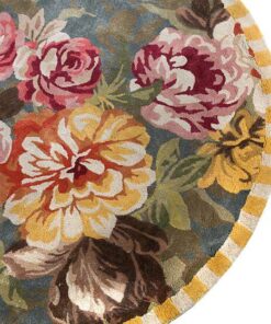MacKenzie-Childs Bloomsbury Garden Rug - 6′ Round, view 4