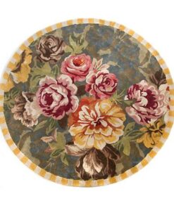 MacKenzie-Childs Bloomsbury Garden Rug - 6′ Round