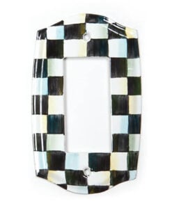 MacKenzie-Childs Courtly Check Switch Plate - Single Rocker