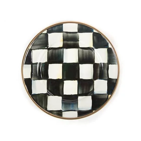 MacKenzie-Childs Courtly Check Appetizer Plates, Set of 4 - Image 2