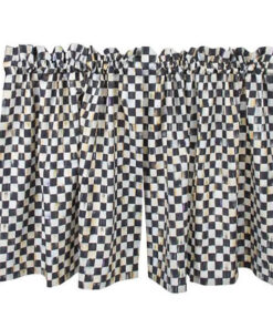 MacKenzie-Childs Courtly Check Cafe Valance