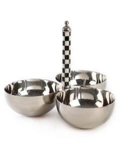 MacKenzie-Childs Supper Club Trio - Courtly Check