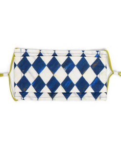 MacKenzie-Childs Royal Harlequin Face Mask - Pleated