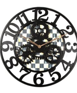 MacKenzie-Childs - Courtly Check Farmhouse Wall Clock - Small