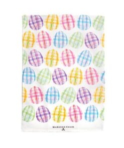 MacKenzie-Childs Tartan Eggs Printed Dish Towel, view 2