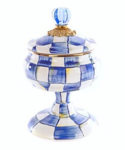 MacKenzie-Childs - Royal Check Enamel Curiosity Pot