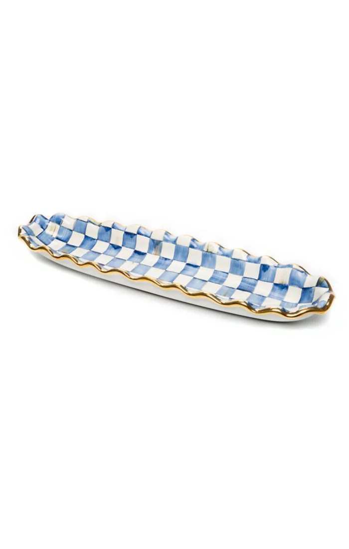 MacKenzie-Childs Royal Check Hors d’Oeuvre Tray