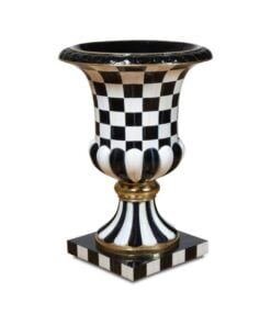 MacKenzie-Childs - Courtly Check Pedestal Urn