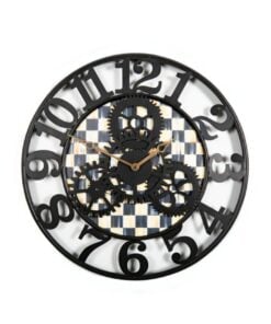 MacKenzie-Childs - Courtly Check Farmhouse Wall Clock - Large