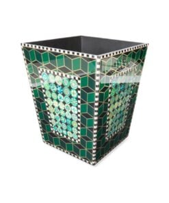 MacKenzie-Childs - Vintage Buttons Waste Bin