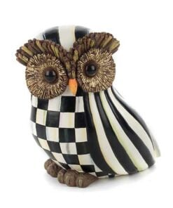 MacKenzie-Childs - Courtly Stripe Owl