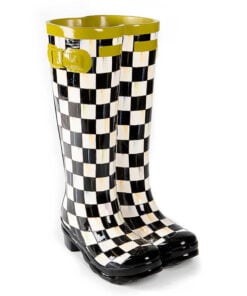 Mackenzie-Childs – Courtly Check Wellies Planter