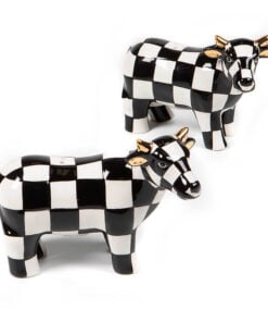 Mackenzie-Childs – Cow Salt & Pepper Set