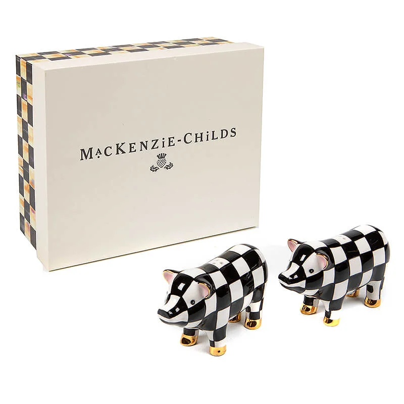 MacKenzie-Childs – Pig Salt & Pepper Set - Image 2