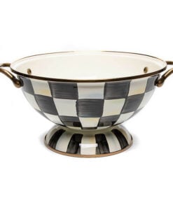 Mackenzie-Childs – Courtly Check Enamel Almost Everything Bowl