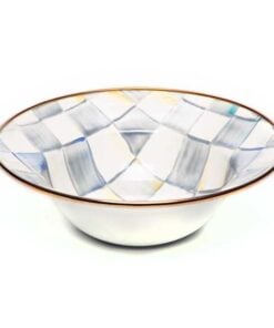 Mackenzie-Childs – Sterling Check Enamel Breakfast Bowl