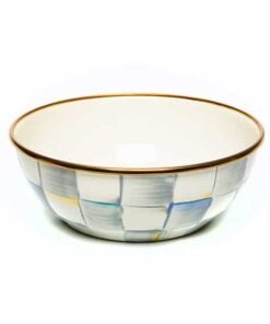 Mackenzie-Childs – Sterling Check Enamel Everyday Bowl