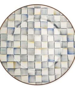 Mackenzie-Childs – Sterling Check Enamel Serving Platter