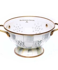 Mackenzie-Childs – Sterling Check Enamel Colander - Small