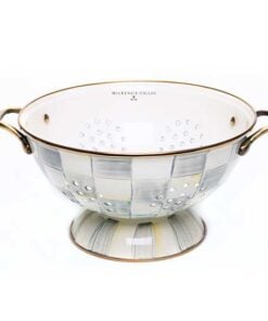 Mackenzie-Childs – Sterling Check Enamel Colander - Large