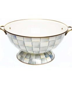 Mackenzie-Childs – Sterling Check Enamel Everything Bowl