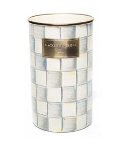 Mackenzie-Childs – Sterling Check Enamel Utensil Holder