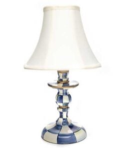 MacKenzie-Childs Royal Check Candlestick Lamp