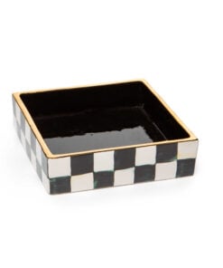 MacKenzie-Childs Courtly Check Cocktail Napkin Holder