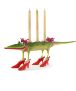 MacKenzie-Childs – Patience Brewster Gloria Alligator Candle Holder - Image 2