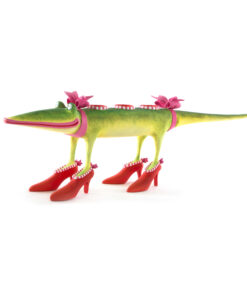 MacKenzie-Childs Patience Brewster Gloria Alligator Candle Holder