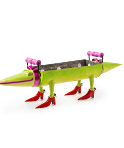 MacKenzie-Childs – Patience Brewster Gloria Alligator Planter - Image 2