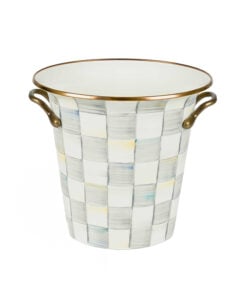 Mackenzie-Childs – Sterling Check Enamel Wine Cooler